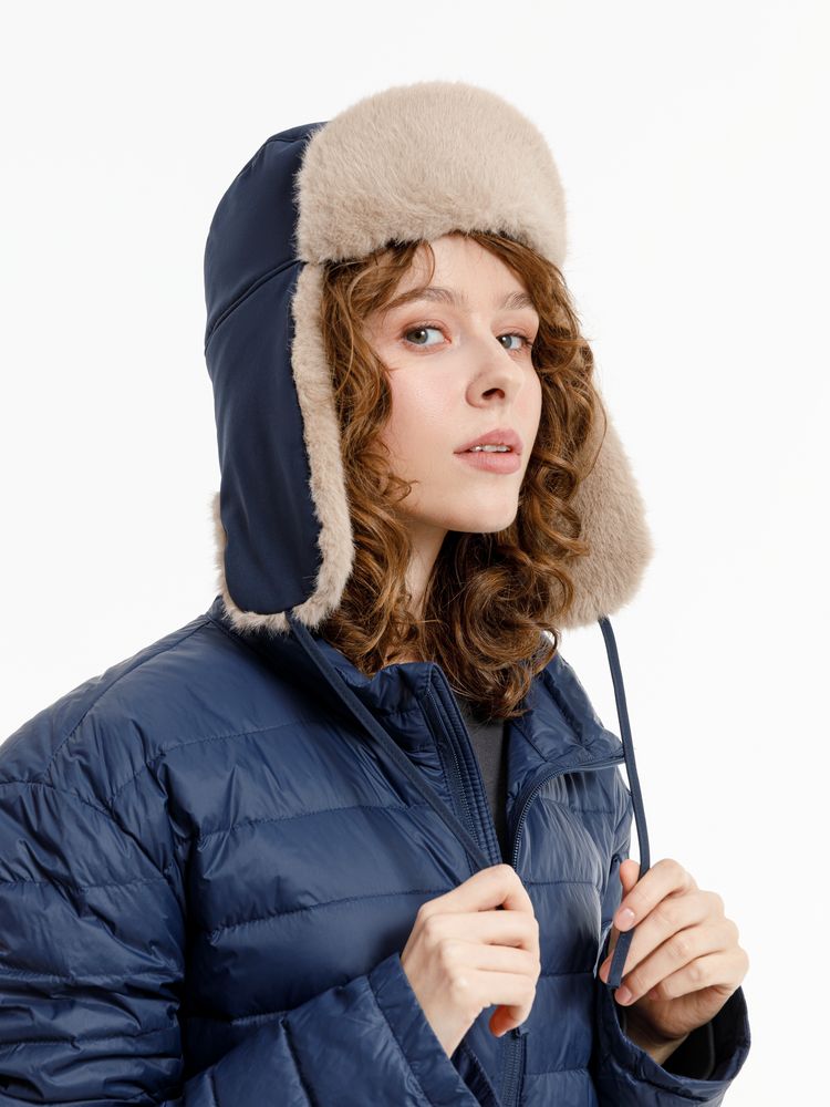 Шапка-ушанка Wasa, темно-синяя — изображение 14