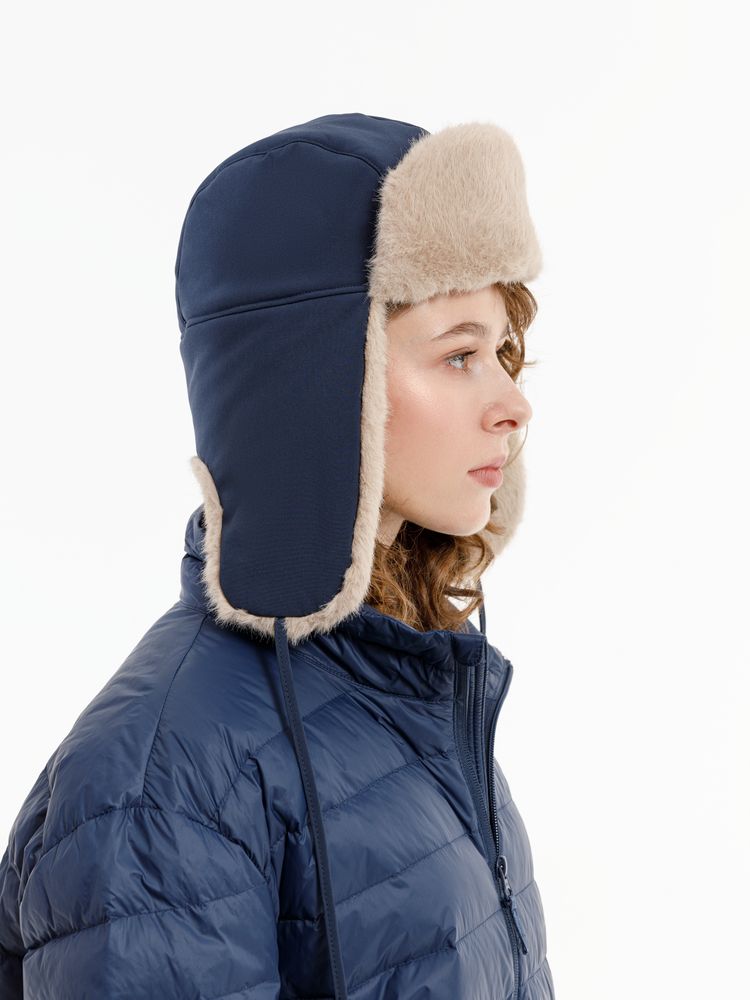 Шапка-ушанка Wasa, темно-синяя — изображение 13