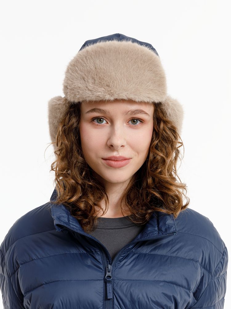 Шапка-ушанка Wasa, темно-синяя — изображение 16