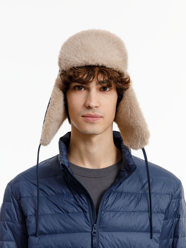 Шапка-ушанка Wasa, темно-синяя — изображение 6