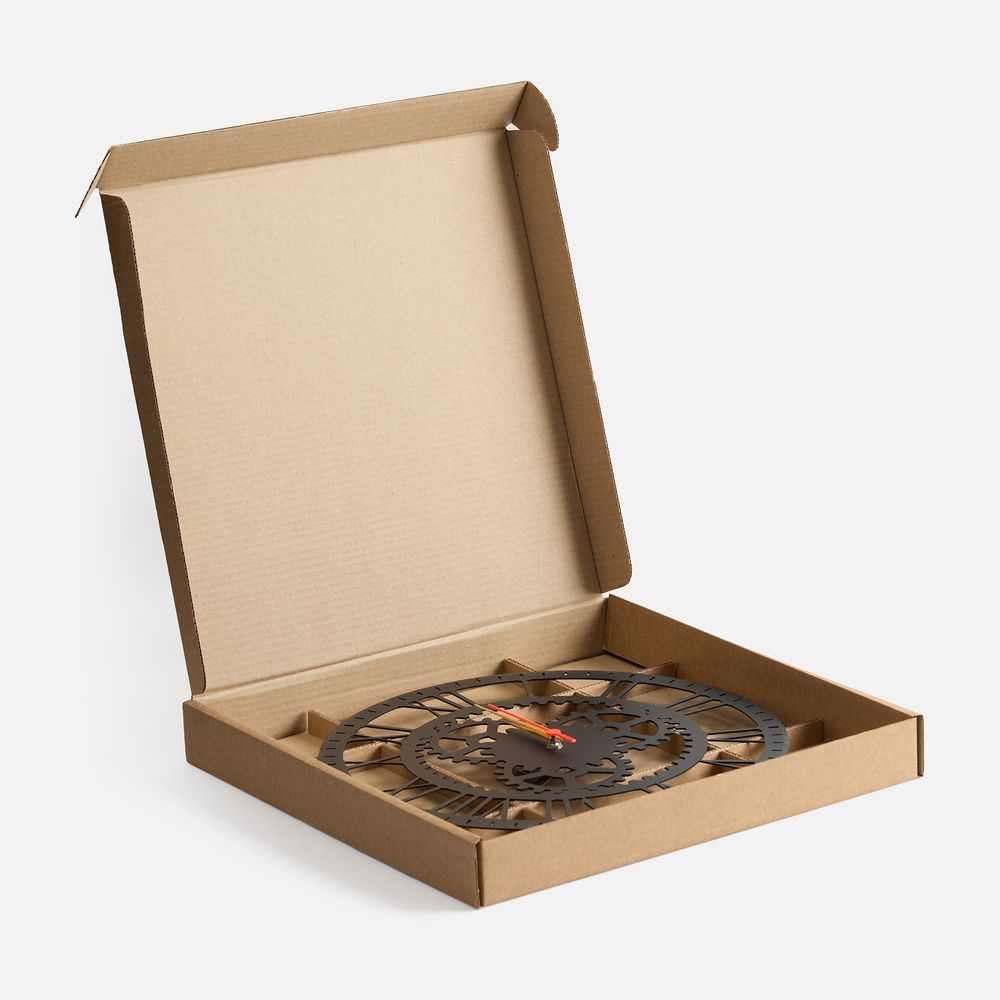 Часы «Ход времени», черные — изображение 7