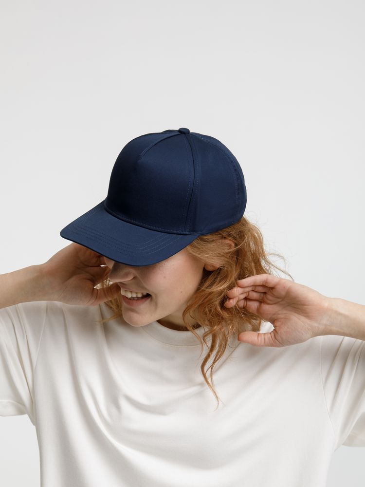 Бейсболка Seguro, темно-синяя — изображение 15