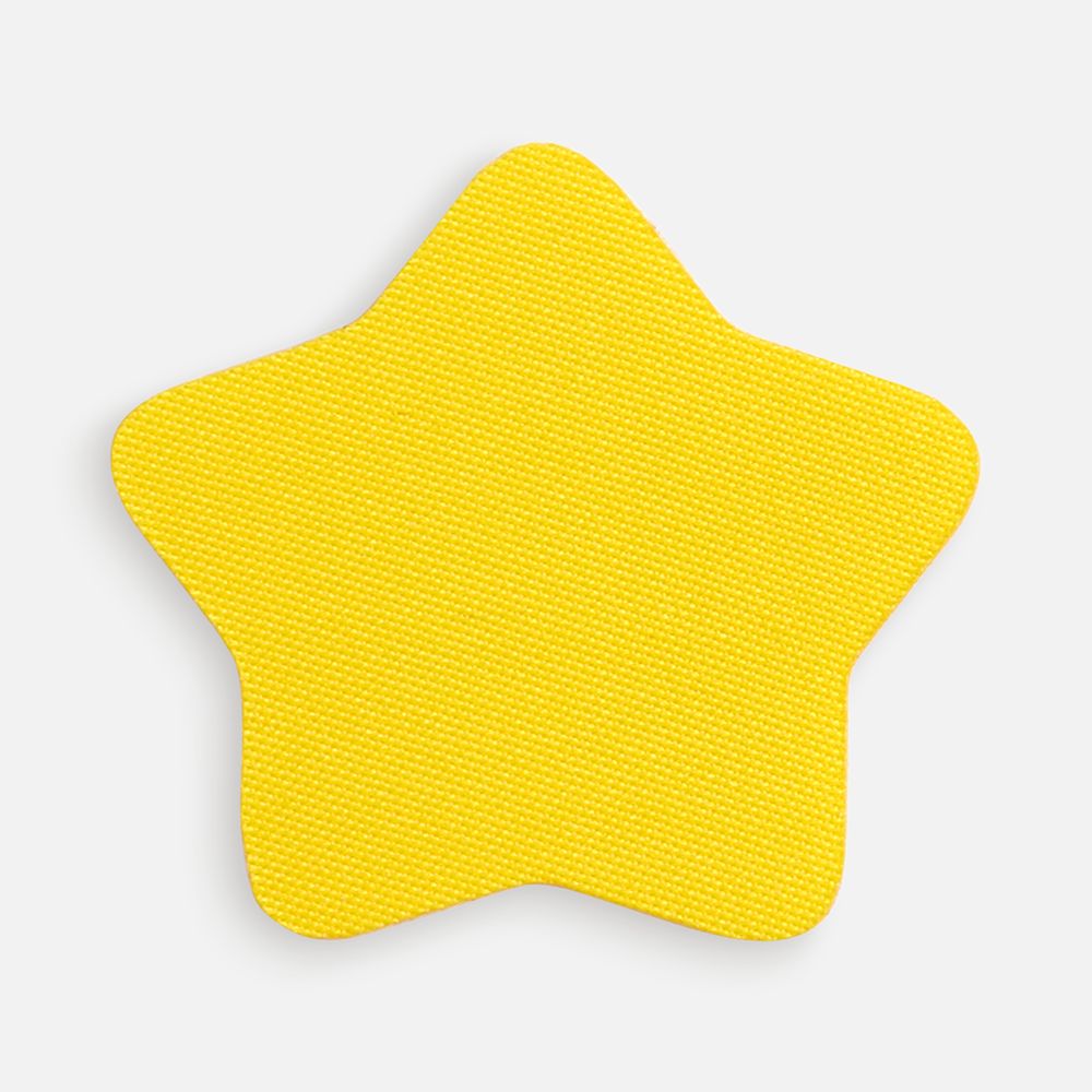 Наклейка тканевая Lunga Bial, M, желтая — изображение 2