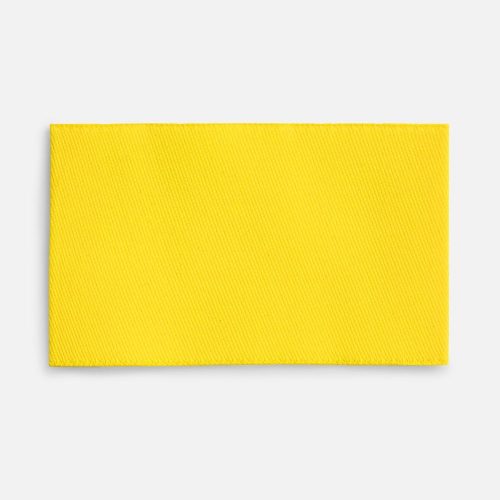 Лейбл тканевый Epsilon, M, желтый