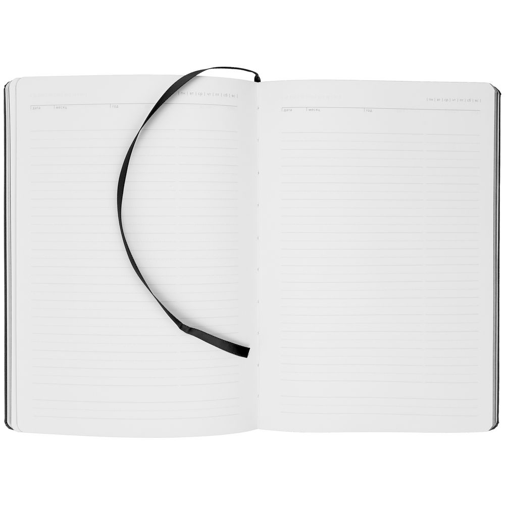 Ежедневник Cortado, недатированный, черный — изображение 7