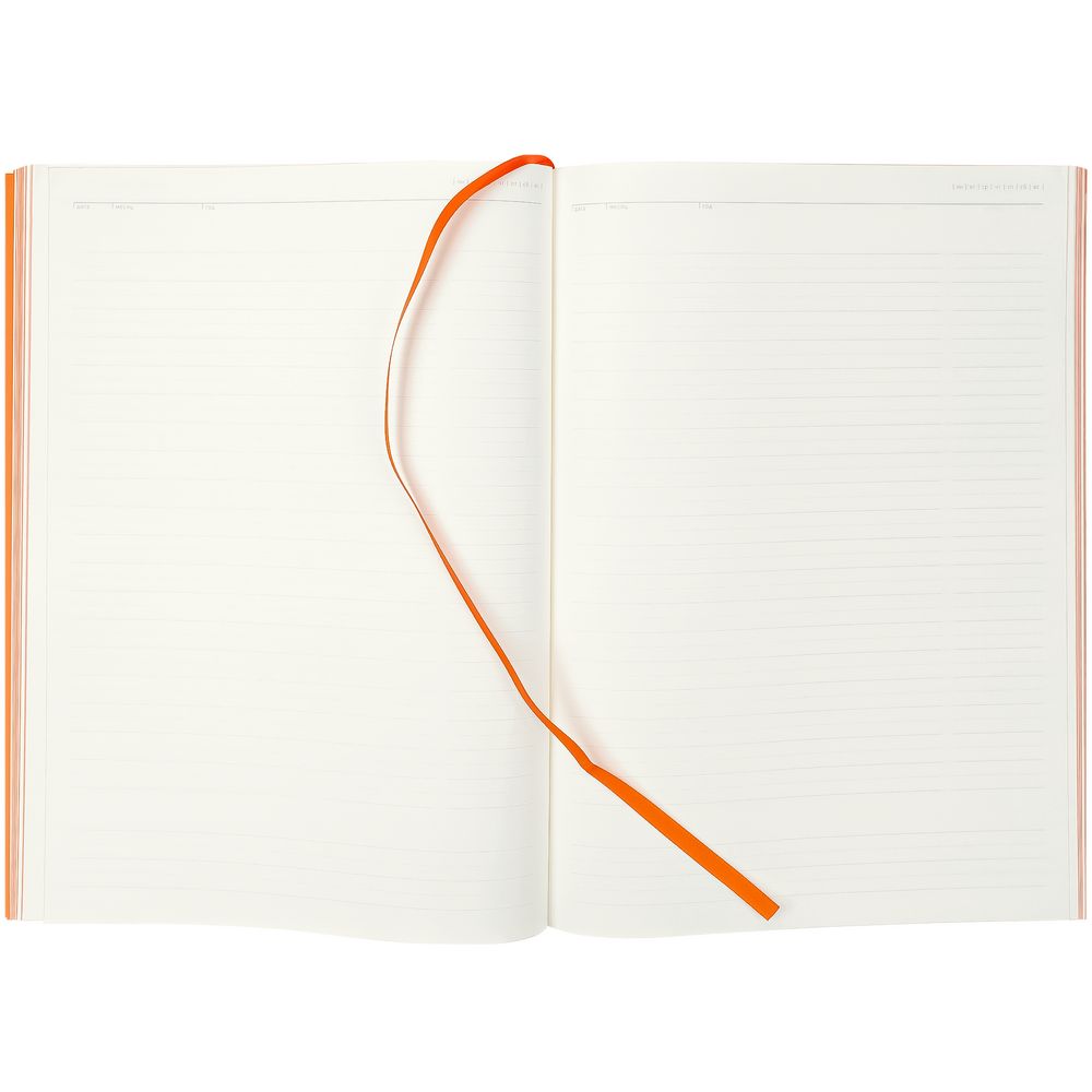 Ежедневник Flat Maxi, недатированный, оранжевый — изображение 6