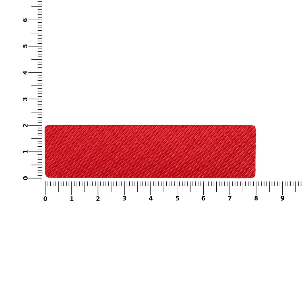 Наклейка тканевая Lunga, S, красная — изображение 3