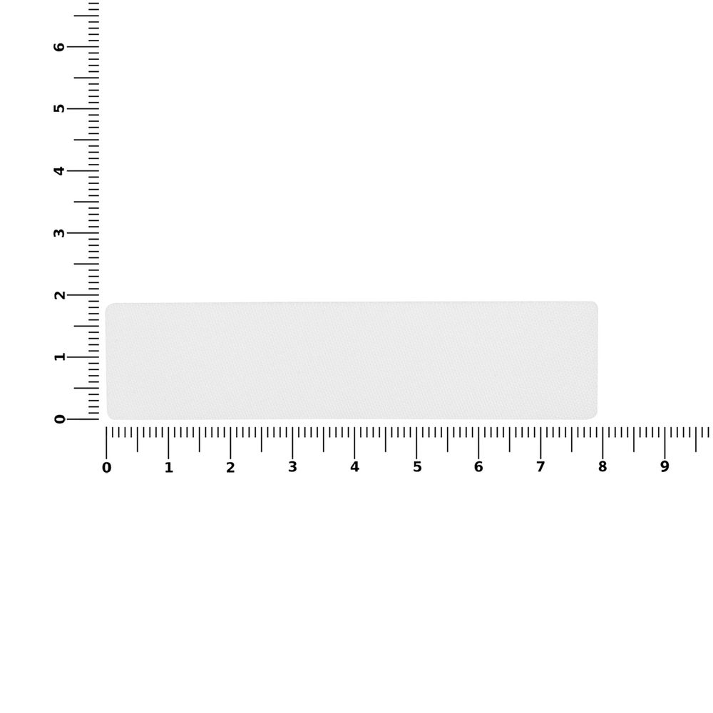 Наклейка тканевая Lunga, S, белая — изображение 3