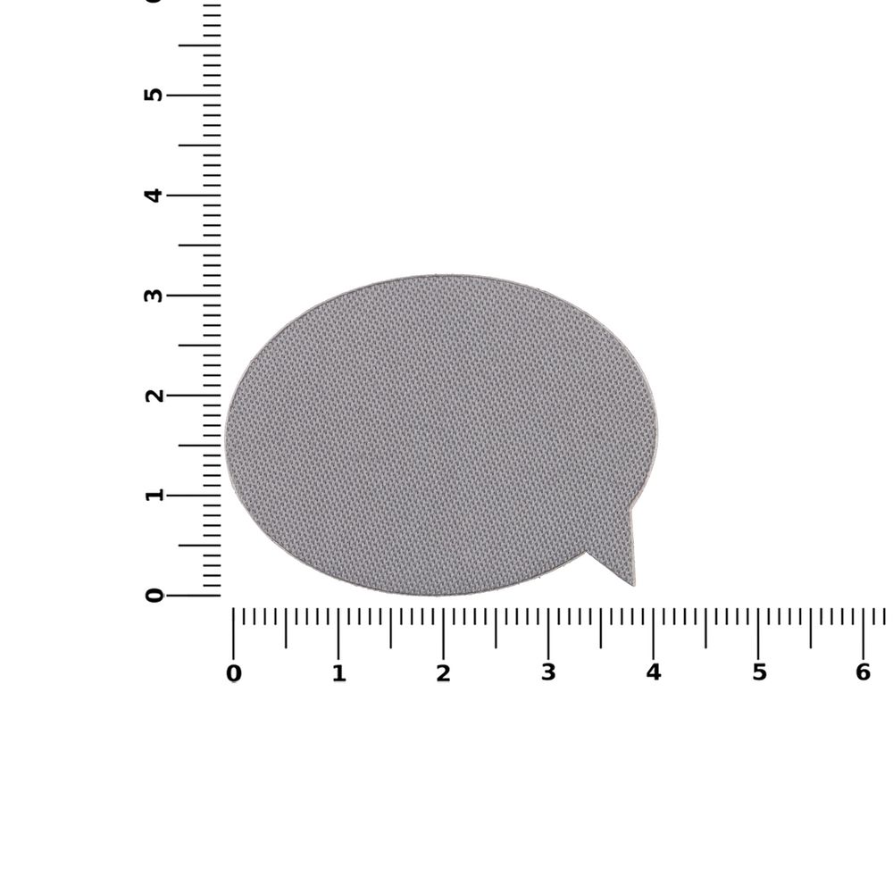 Наклейка тканевая Lunga Bubble, M, серая — изображение 4