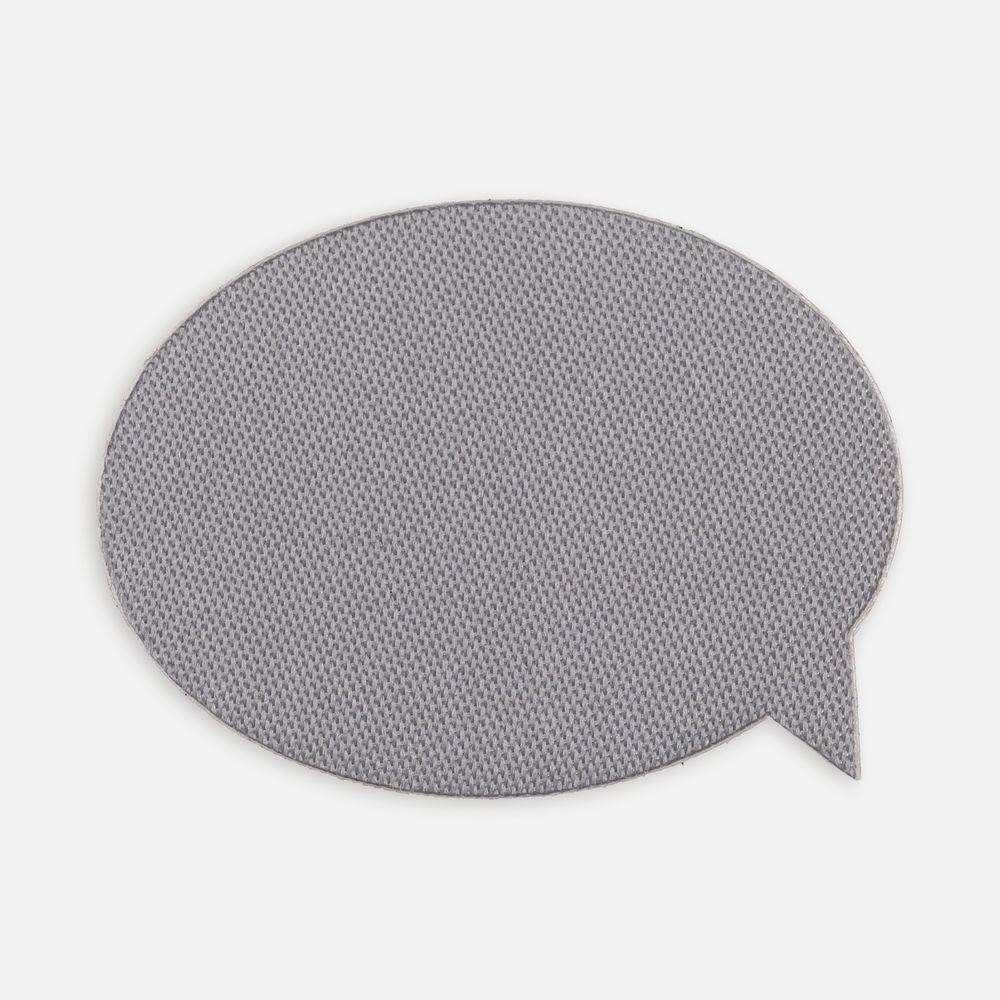 Наклейка тканевая Lunga Bubble, M, серая — изображение 2