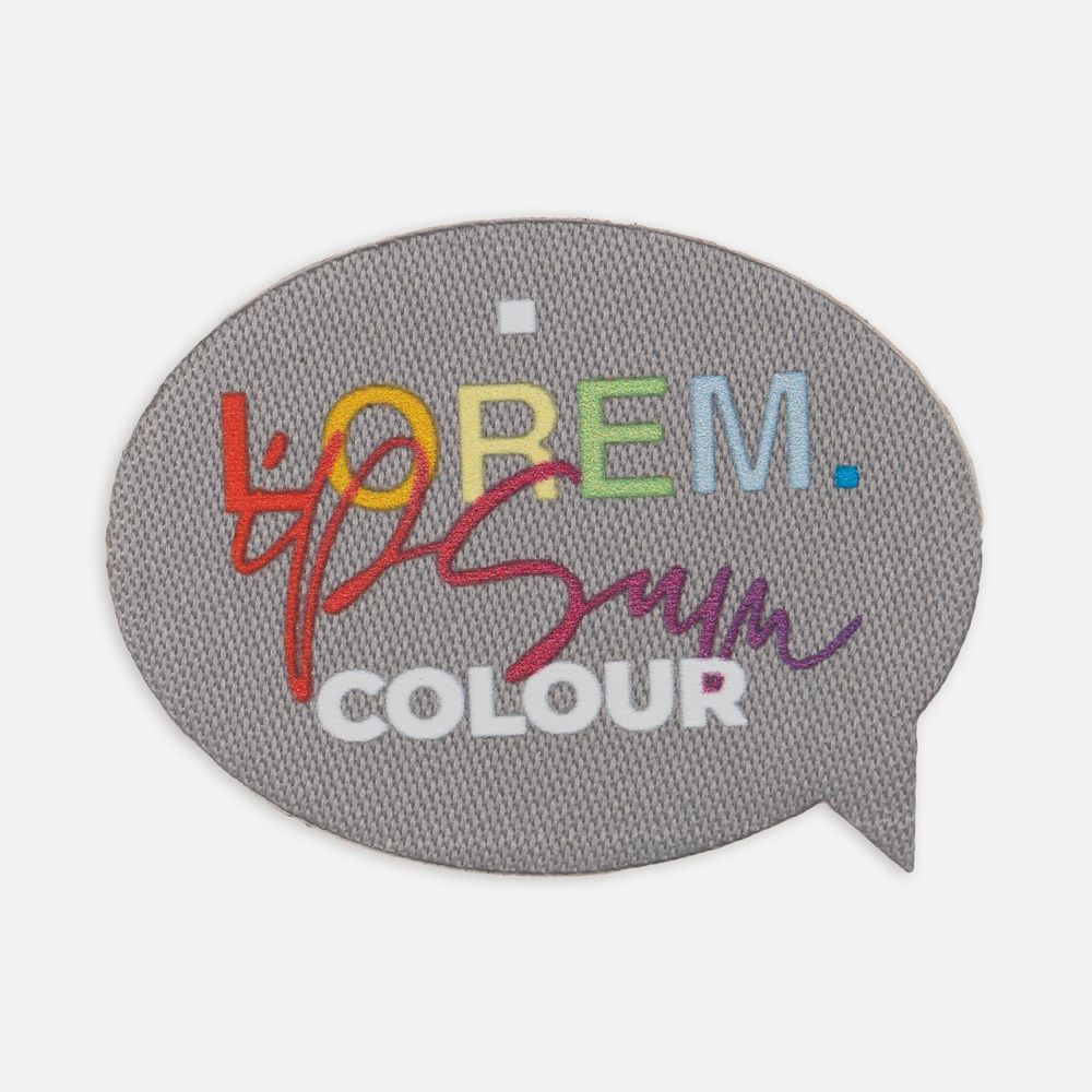 Наклейка тканевая Lunga Bubble, M, серая — изображение 3