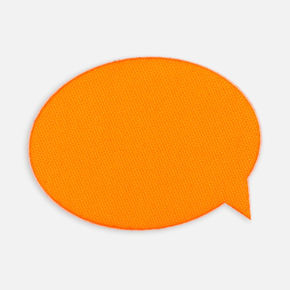 Наклейка тканевая Lunga Bubble, M, оранжевый неон — изображение 2