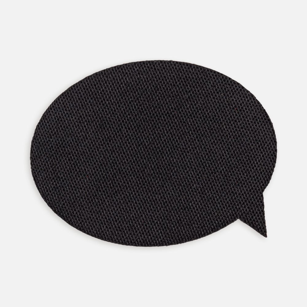 Наклейка тканевая Lunga Bubble, M, черная — изображение 2