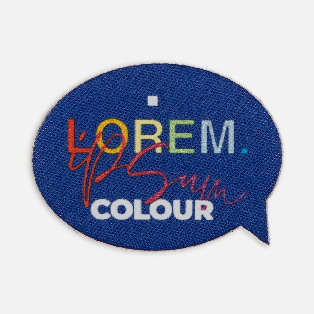 Наклейка тканевая Lunga Bubble, M, синяя — изображение 3