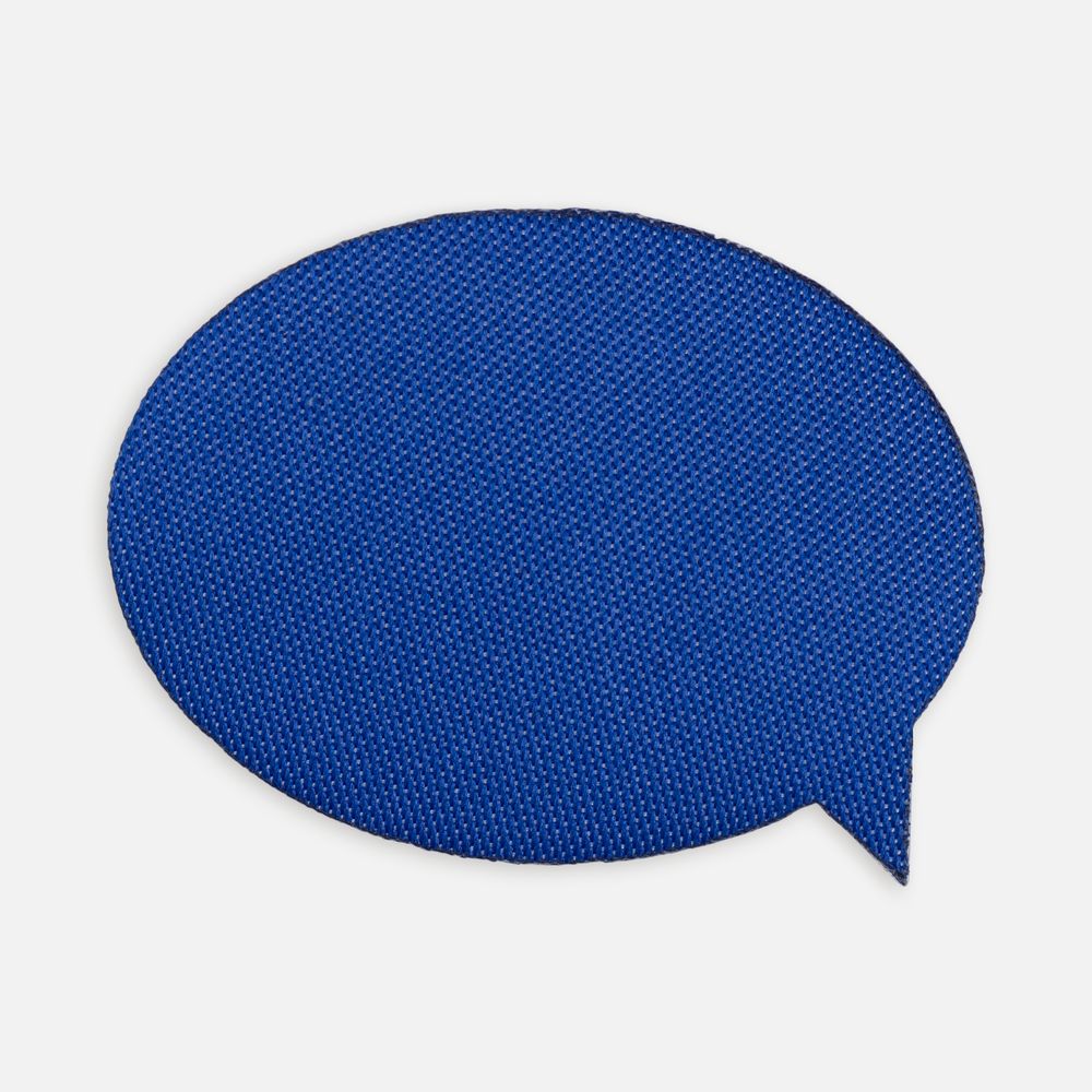 Наклейка тканевая Lunga Bubble, M, синяя — изображение 2