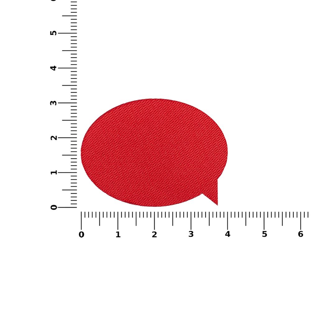 Наклейка тканевая Lunga Bubble, M, красная — изображение 4