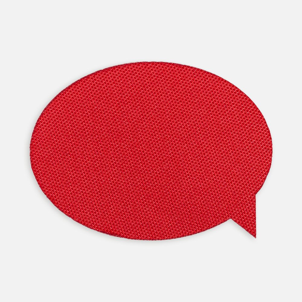 Наклейка тканевая Lunga Bubble, M, красная — изображение 2