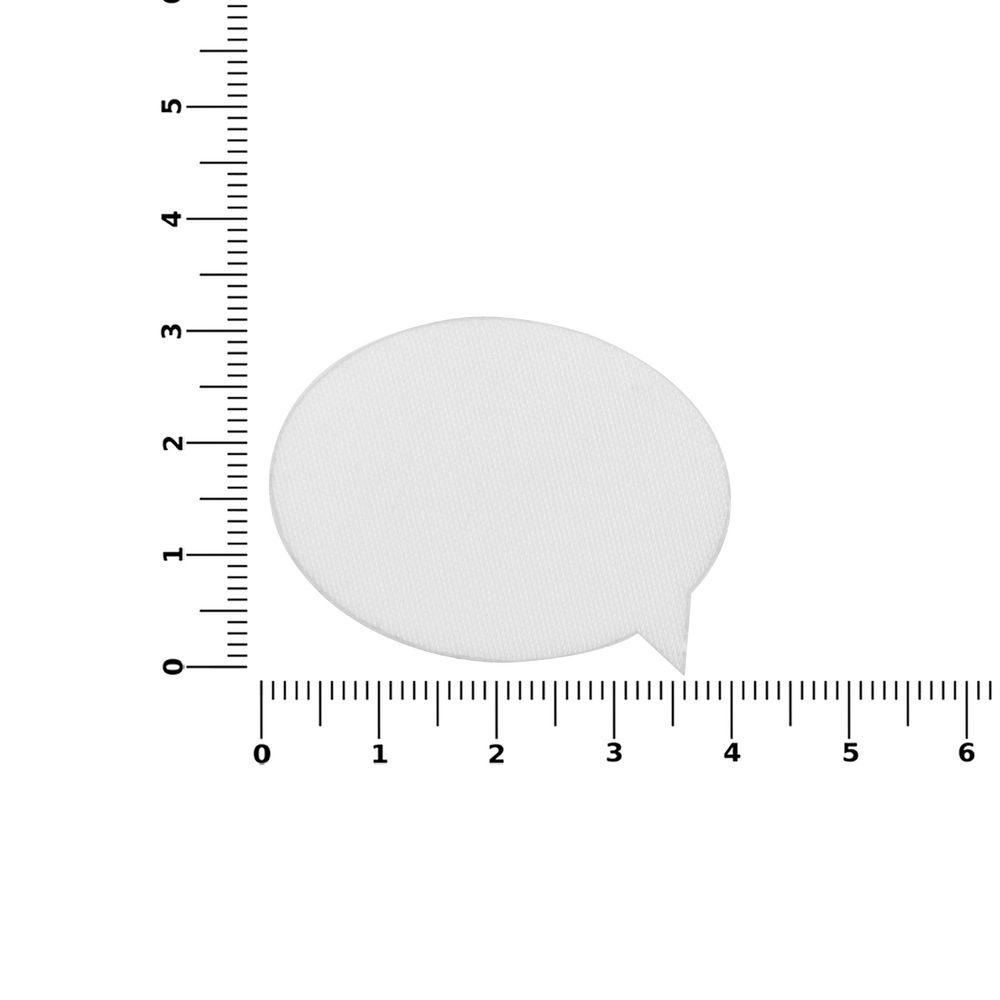 Наклейка тканевая Lunga Bubble, M, белая — изображение 4