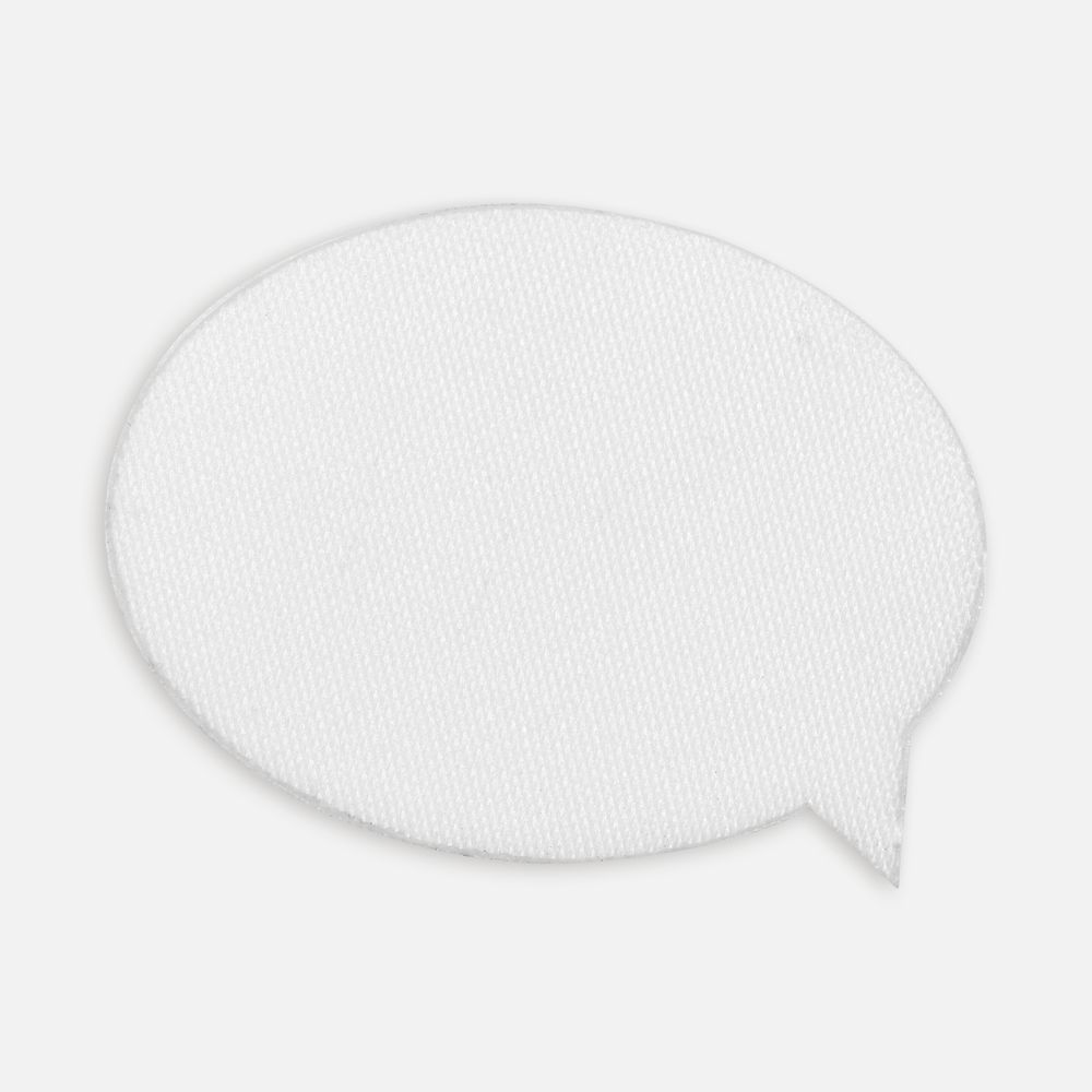 Наклейка тканевая Lunga Bubble, M, белая — изображение 2