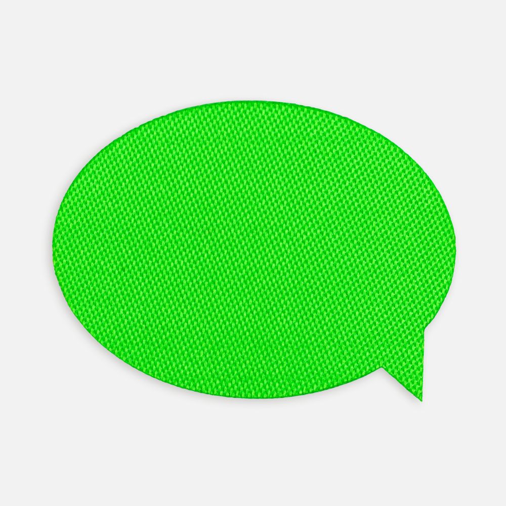 Наклейка тканевая Lunga Bubble, M, зеленый неон — изображение 2