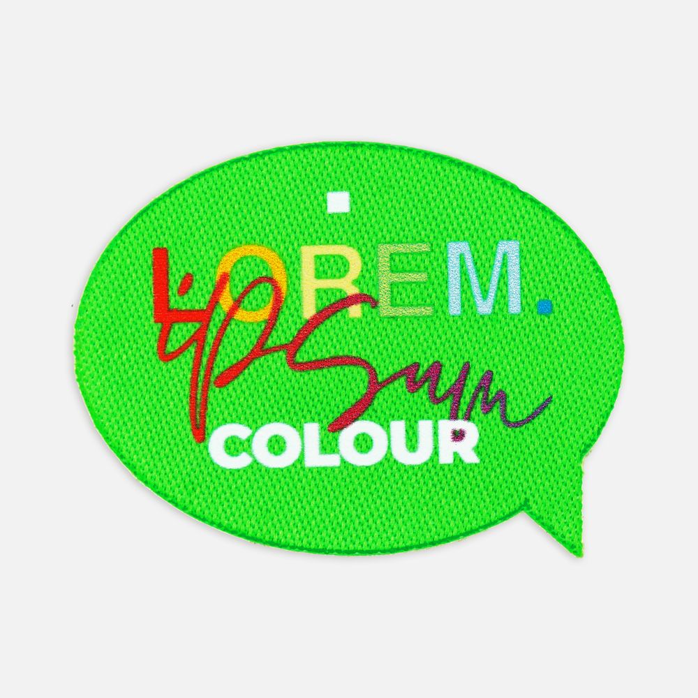 Наклейка тканевая Lunga Bubble, M, зеленый неон — изображение 3