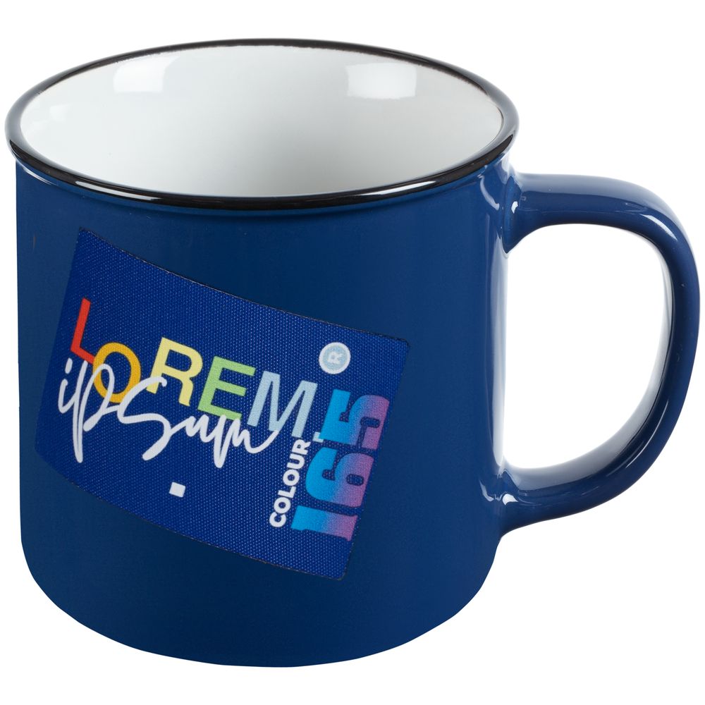 Наклейка тканевая Lunga, L, синяя — изображение 5