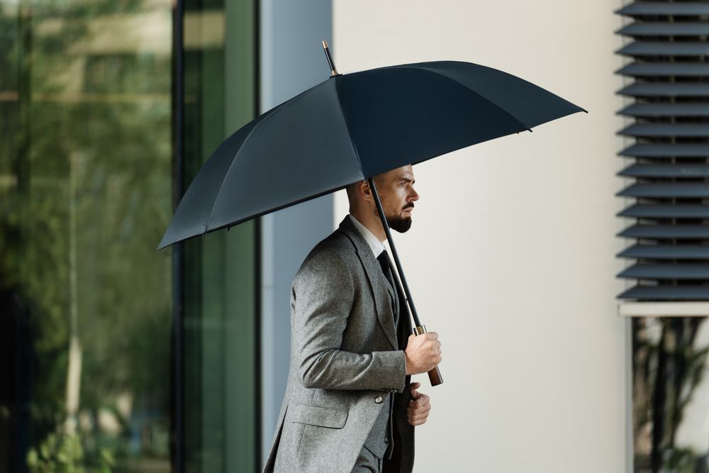 Зонт-трость Represent, черный — изображение 7