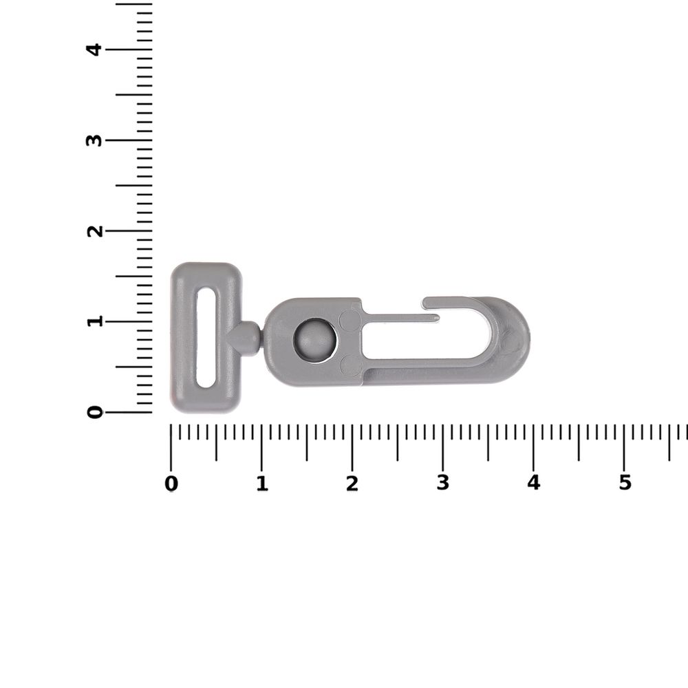Застежка-карабин Сarabine, S, серый — изображение 3