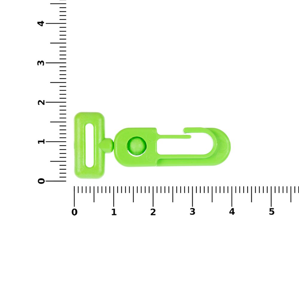 Застежка-карабин Сarabine, S, зеленый неон — изображение 3
