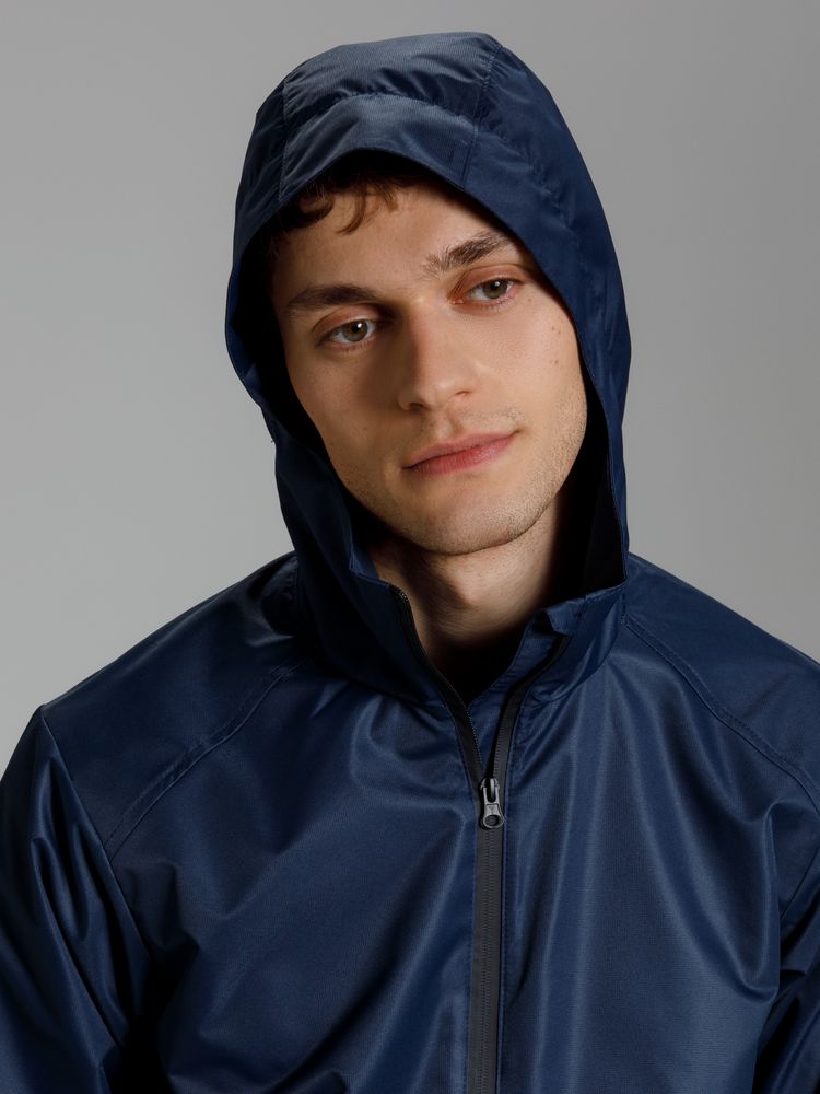 Куртка унисекс Nordvind DWR, темно-синяя — изображение 11