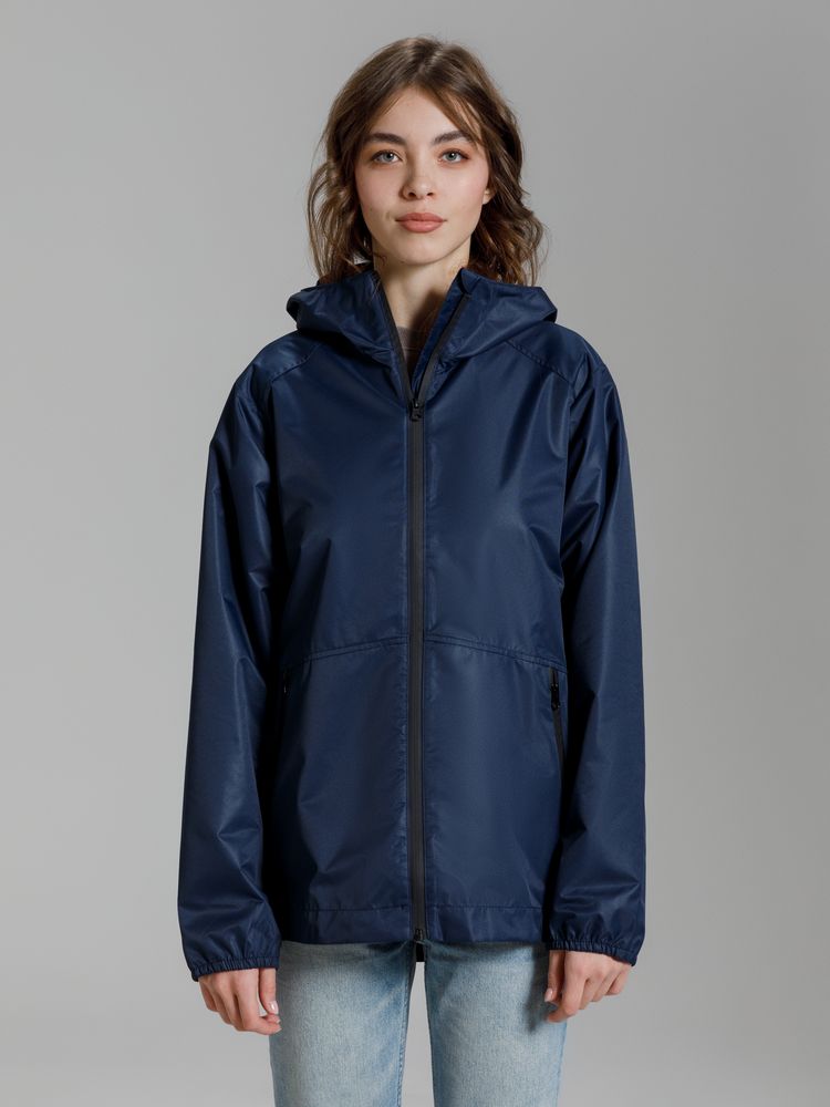 Куртка унисекс Nordvind DWR, темно-синяя — изображение 13