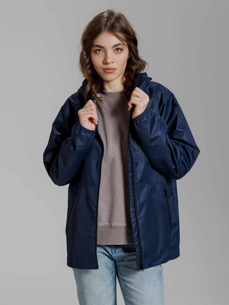 Куртка унисекс Nordvind DWR, темно-синяя — изображение 14