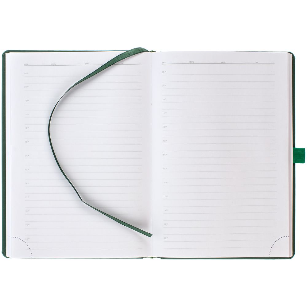 Ежедневник Favor Gold, недатированный, ярко-зеленый — изображение 6