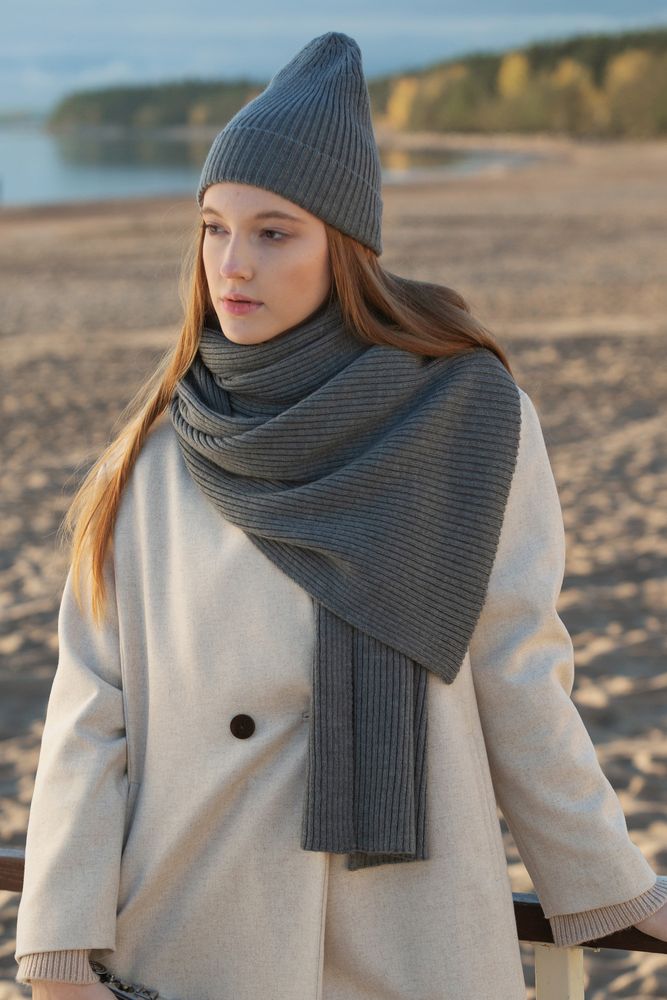 Шарф Alpine, серый — изображение 8