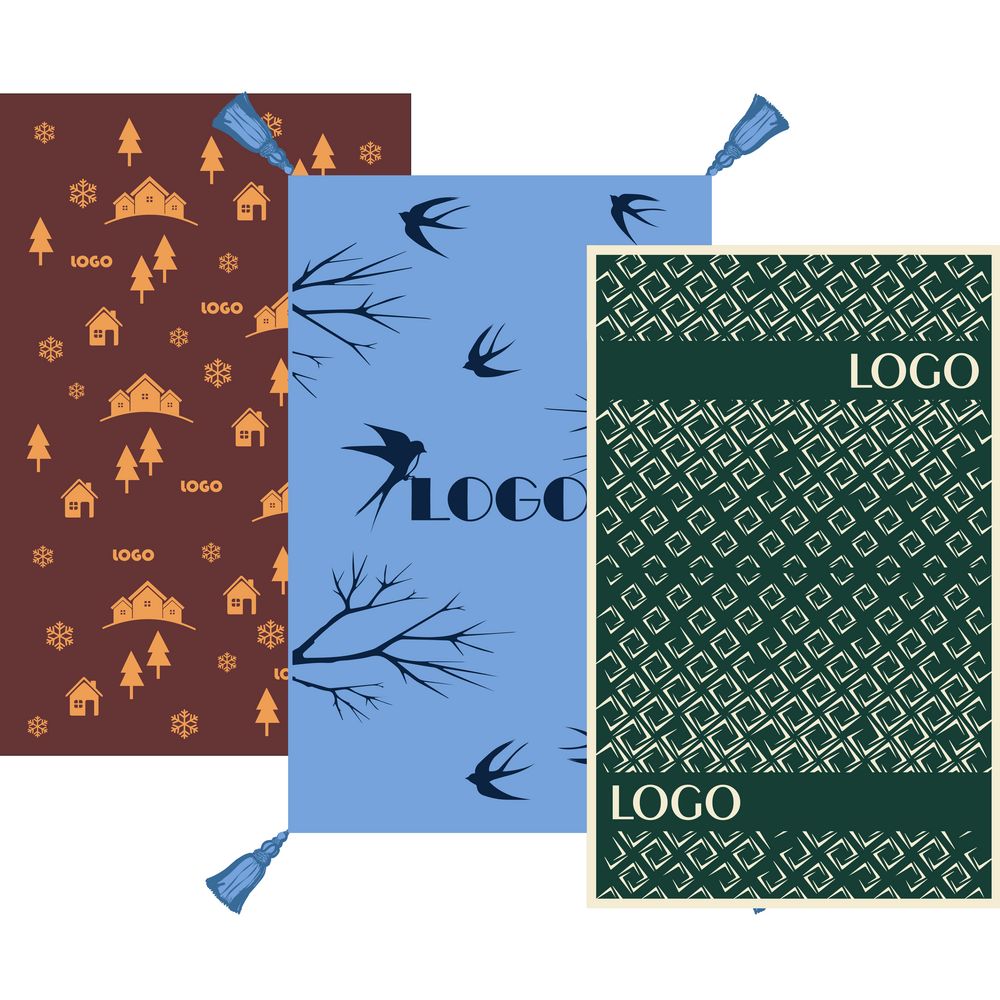 Плед на заказ Tricksy Net Light, S, полушерсть — изображение 2