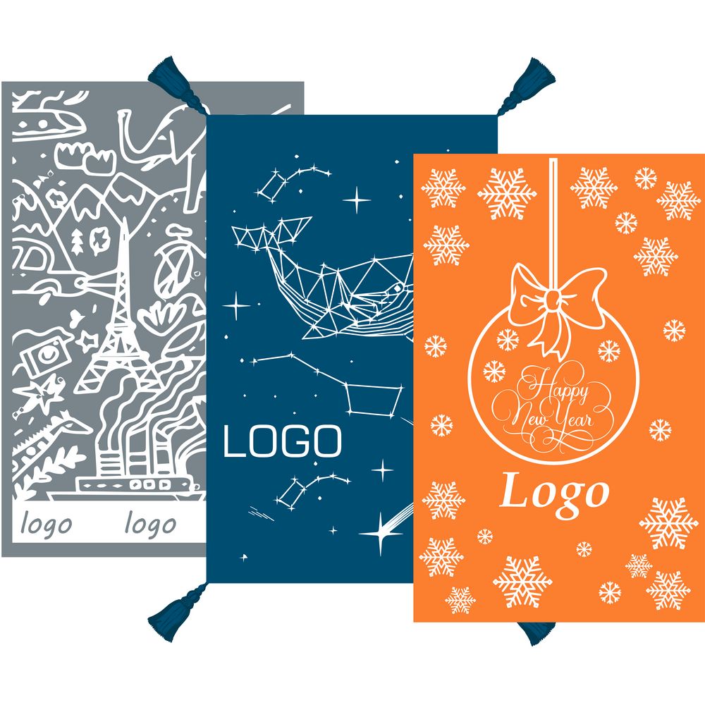 Плед на заказ Tricksy Net, 2 цвета, S, полушерсть — изображение 2