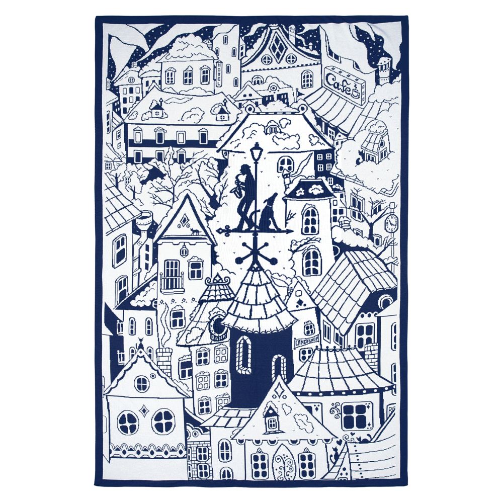 Плед на заказ Tricksy Net, 2 цвета, S, полушерсть — изображение 6