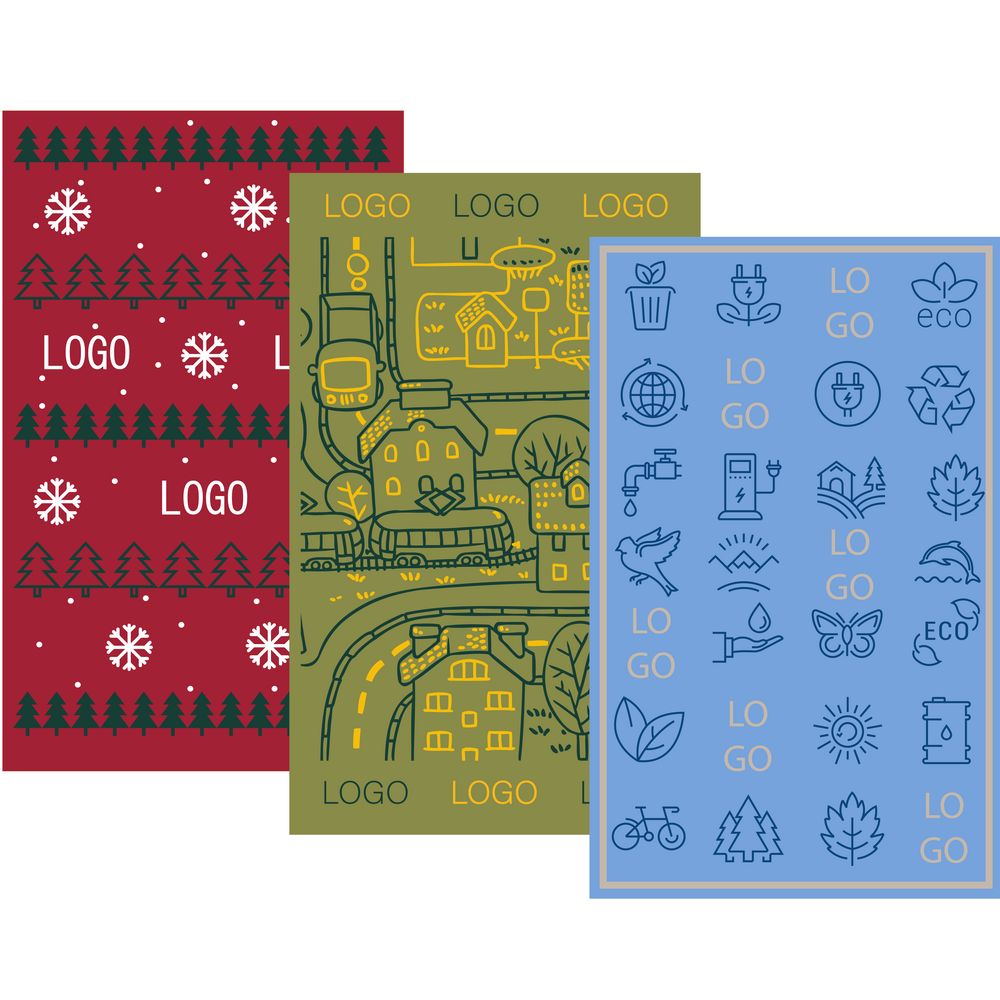 Плед на заказ Tricksy Net, 3 цвета, S, полушерсть — изображение 2