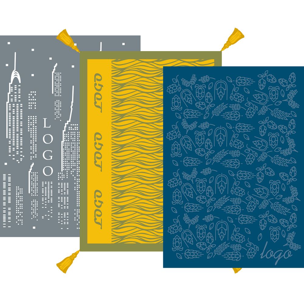 Плед на заказ Tricksy Net Light, XL, полушерсть — изображение 2