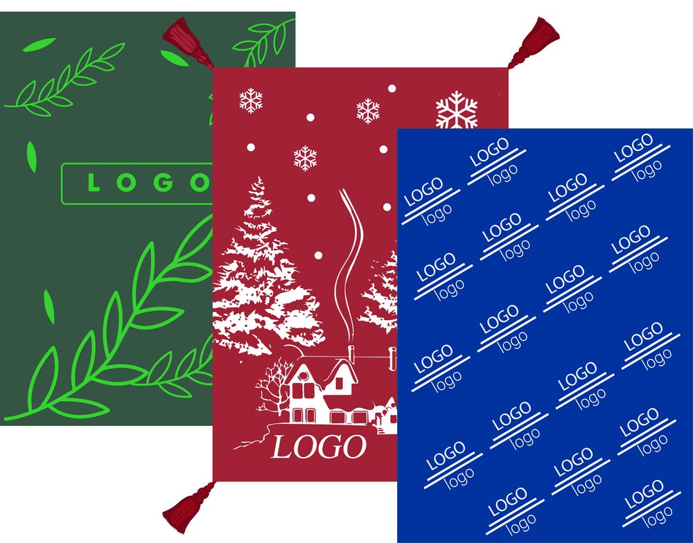 Плед на заказ Tricksy Net, 2 цвета, М, акрил — изображение 2