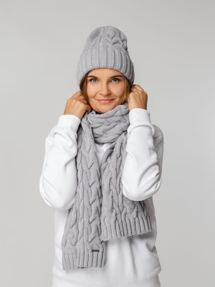 Шарф Loren, серый — изображение 8