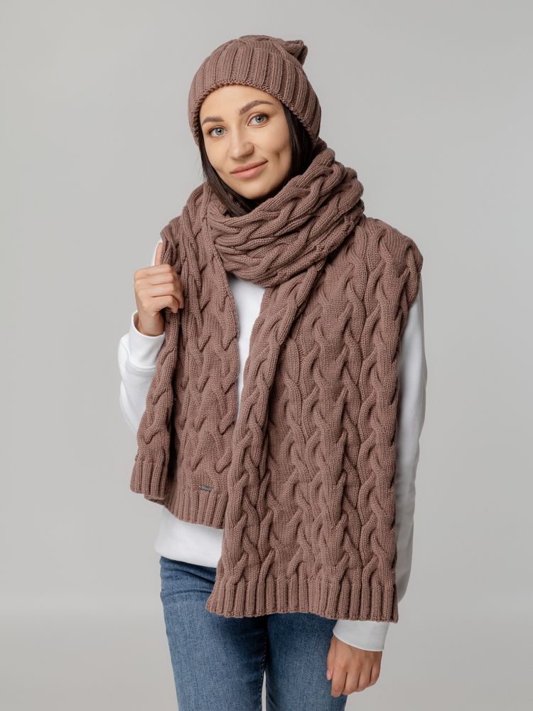 Шарф Loren, коричневый — изображение 8