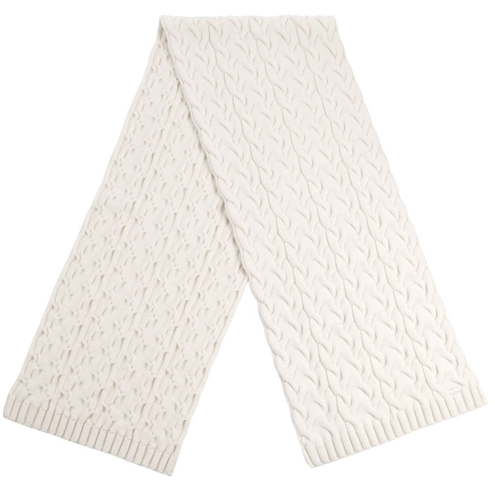 Шарф Loren, молочно-белый (ванильный) — изображение 4