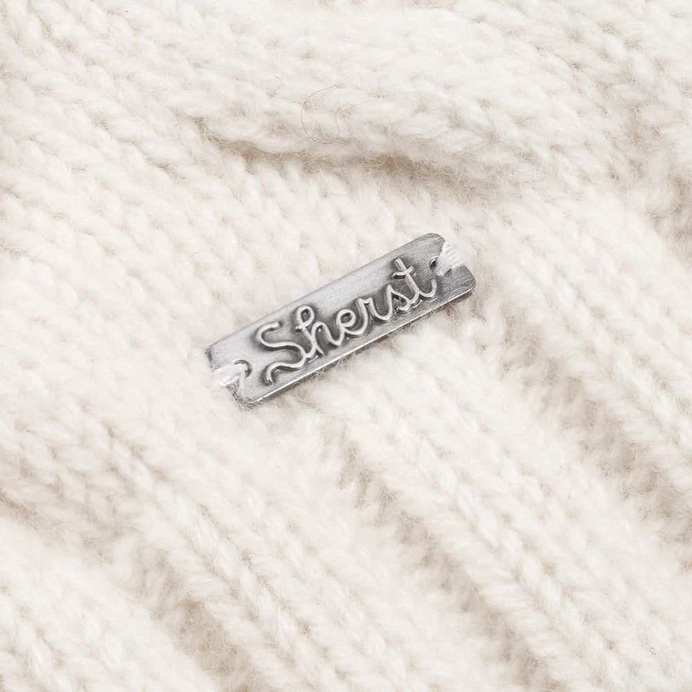 Шарф Loren, молочно-белый (ванильный) — изображение 6