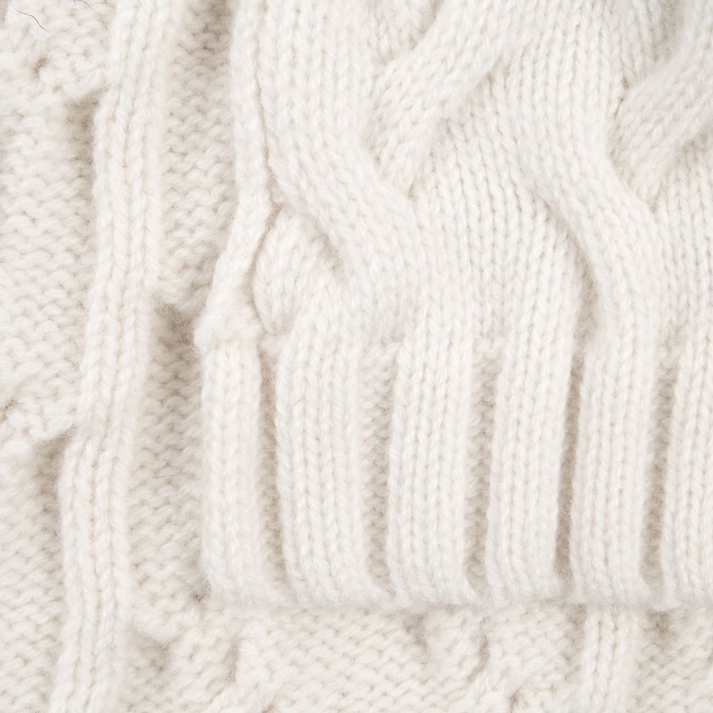 Шарф Loren, молочно-белый (ванильный) — изображение 5