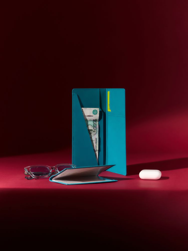 Дорожный органайзер Nubuk, бирюзовый — изображение 8