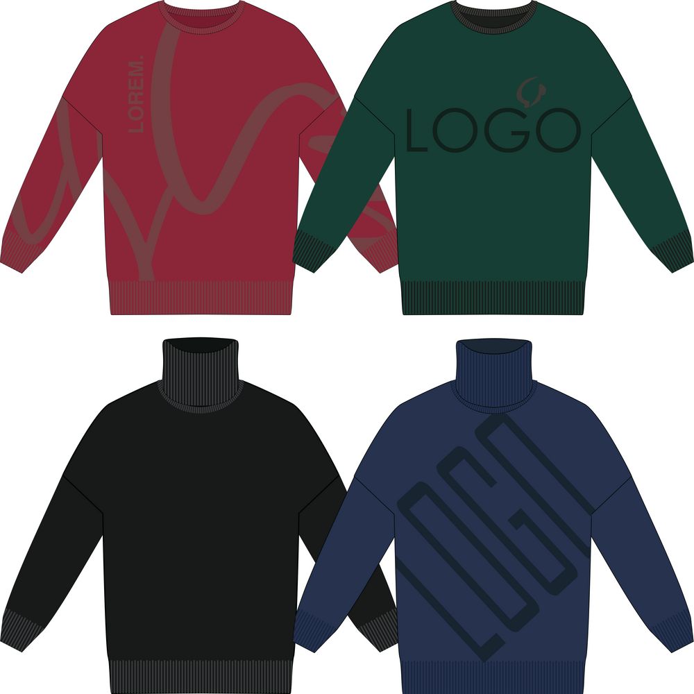 Свитер оверсайз на заказ Tricksy Terra Grand, полушерсть — изображение 2