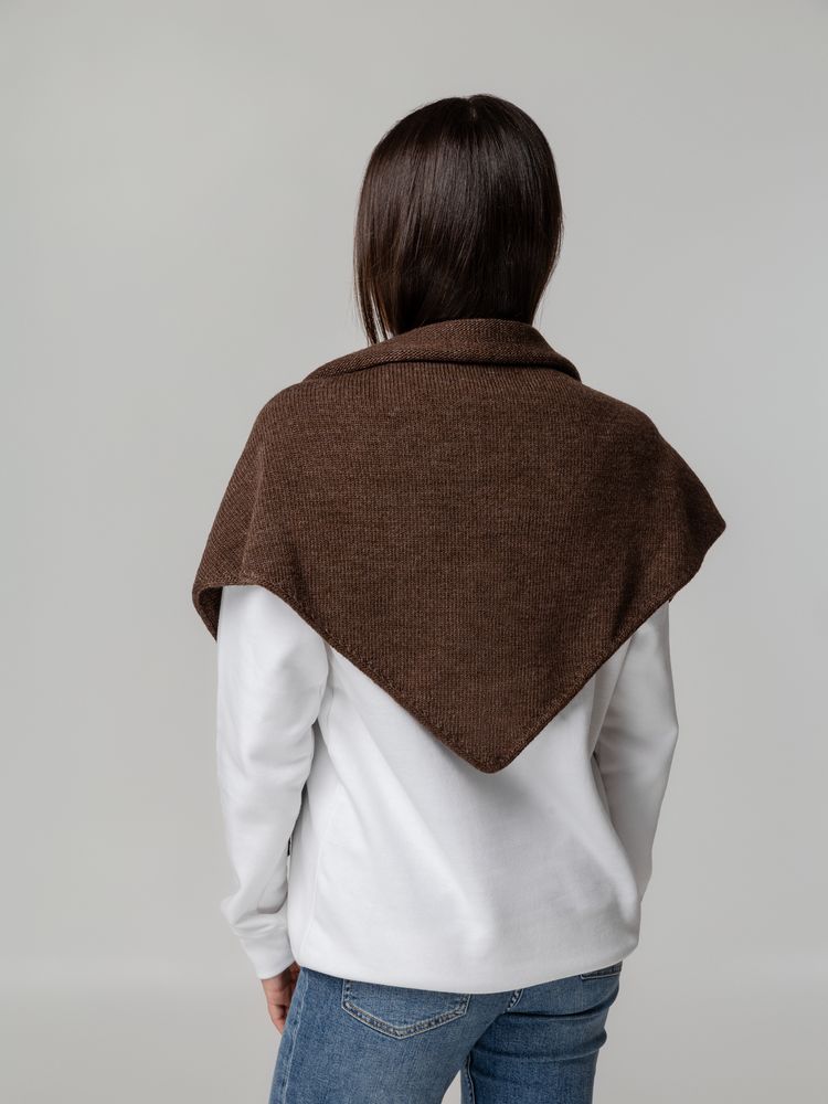 Косынка Dalia, темно-коричневая — изображение 7