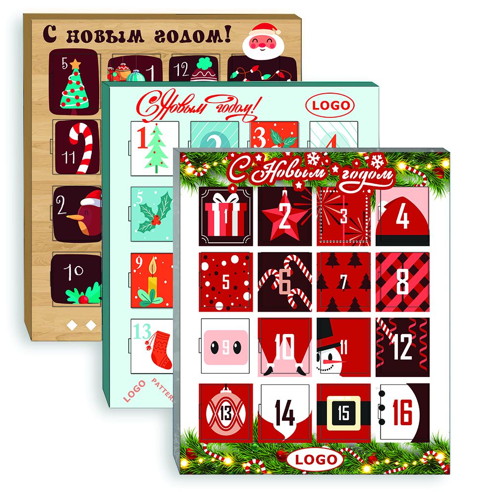 Шоколадный адвент-календарь Festa Mini на заказ — изображение 2