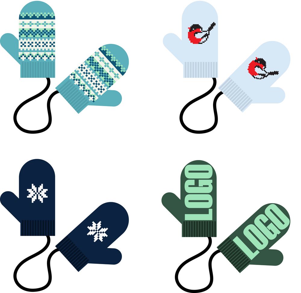 Варежки-подвески Fiore на заказ — изображение 2